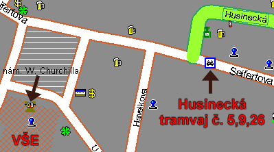 tramvaj .5,9,26 - Husineck